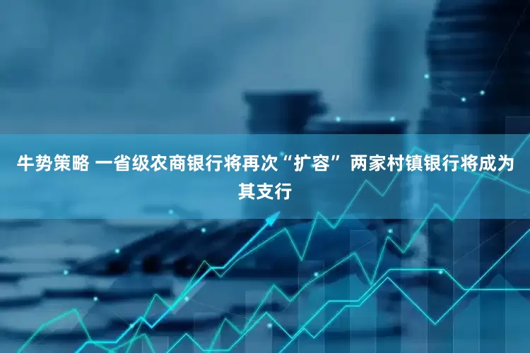 牛势策略 一省级农商银行将再次“扩容” 两家村镇银行将成为其支行