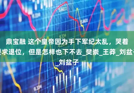 鼎宝融 这个皇帝因为手下军纪太乱，哭着要求退位，但是怎样也下不去_樊崇_王莽_刘盆子